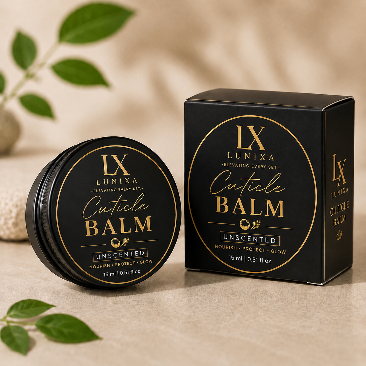 Bálsamo para cutículas sin aroma 15ml/ Nutre. Protege. Ilumina.