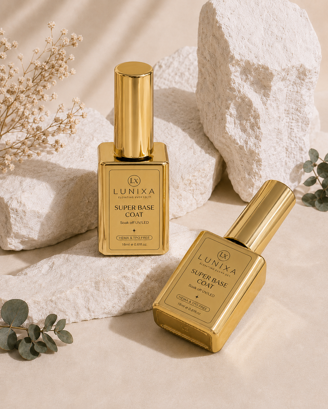 LUNIXA Super Base Coat | Base de gel profesional sin HEMA