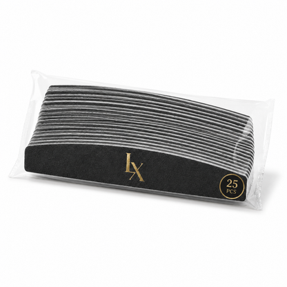 Limadores de uñas Premium Lunixa 100/180 – Paquete de 25